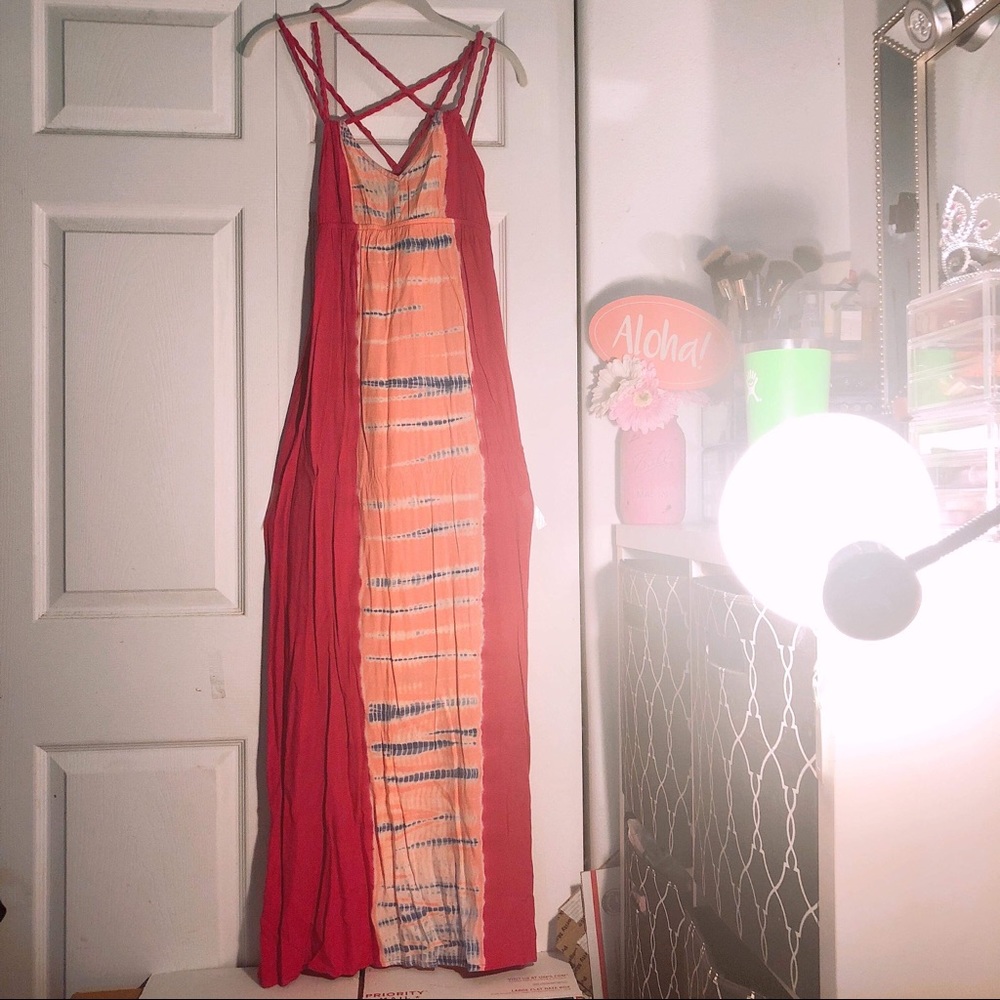 Roxy Pink Maxi Dress